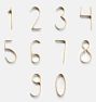 6" Warren House Numbers