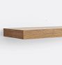 Open Box: Floating Wood Shelf with 2" Height ( 10"D x 48"W) - Aged Oak