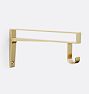 Open Box: Strap Shelf Bracket and Rod Set - Aged Brass