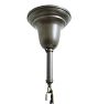 Vintage Classical Revival Aladdin Pan 4 Light Chandelier