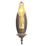 Vintage Colonial Revival Cast Sconce with Beading