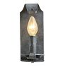 Vintage Colonial Revival Primitive Single Light Sconce