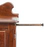 Vintage Victorian Petite Walnut Carved Dresser with Backsplash and 3 Drawers