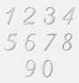 4" Joseph House Numbers
