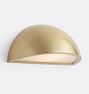 Dyer Wedge LED Sconce, Antique Brass