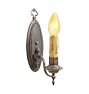 Vintage Colonial Revival Cast Sconce with Beading