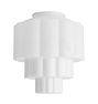 Ogee Wedding Cake Shade, 8" - Opal Glass Shade
