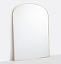 Arched Metal Floor Mirror