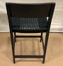 Open Box: Bayley Counter Stool (24") - Woven Rope Seat, Black Ash