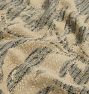 Floral Stripe Silk Throw