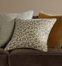 Mieke ten Have Embroidered Botanical Pillow Cover