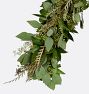 Live Grevillea, Seeded Eucalyptus &amp; Israeli Ruscus Garland and Wreath