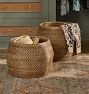 Rinna Rattan Round Basket