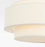 Tiered Drum Semi-Flush Mount