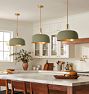 Dekum 16" Pendant, Metal Shade
