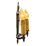 Vintage Set of 3 Classical Revival Candle Sconces