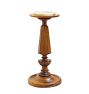 Vintage19th Century Italian Walnut and Alabaster Pedestal Table
