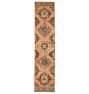 Vintage Rug Wool Handknot Pink BlFlrlMedlnRnr 13x2.11ft