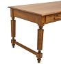 Vintage 20th Century American Library Table with Drawers