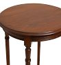 Vintage Victorian Round Mahogany Side Table