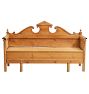 Vintage Traditional 19th Century Swedish Allmoge Pine Storage Bench