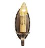 Vintage Traditional Sconce with Beading Set of 2