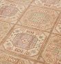 Vintage Turkish Hand-Knotted Wool Rug Elephant Foot Pink 6'6" x 9'6"