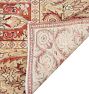 Vintage Turkish Hand-Knotted Wool Rug Patchwork Red 6'6" x 10'