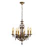 Vintage Romance Revival 6-Light Candle Chandelier
