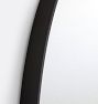 Thin Metal Oval Mirror
