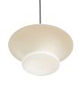 Vintage Industrial "Duplexalite" Pendant with Milk Glass Diffuser