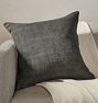 Open Box: Textured Linen Pillow Cover (20" x 20") - Charcoal