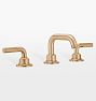 Descanso Short Spout Widespread Bathroom Faucet, Satin Bronze PVD PVD