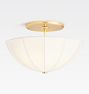 Elsbeth Semi-Flush Mount, 24" Diameter - Aged Brass