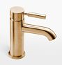 Tiburon Single Hole Bathroom Faucet, Satin Bronze PVD PVD