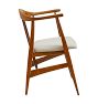 Vintage Midcentury Modern Oak Barrel Back Chair Pair