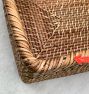 Open Box: Rinna Rattan Basket (18"L x 14"W x 12"H) - Natural