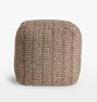 Shiloh Corded Wool &amp; Jute Pouf