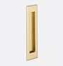 Rectangle Flush Pull 7in CP