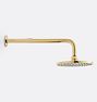 Shower Arm Wall Mount L-arm 7inRnd SH UPB