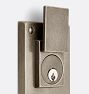 Arlo D-Handle Knob Exterior Bronze Door Set