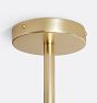 Rhone Chandelier, 24" Width in Metal Shades