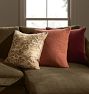 Forest Embroidered Pillow Cover