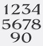Westbrook House Numbers