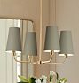 Ansel 4-Light Chandelier, 25" Width Metal Shades
