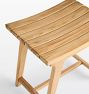 Odin Curved Teak Shower Bench