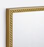 Rope Cast Brass Mirror