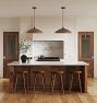 Trillium 20" Pendant, Ceramic Shades