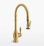 Traditional PLP Pull Down Kitchen Faucet, Classic Bronze