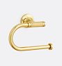 Asher Pivoting Toilet Paper Holder, Aged Brass